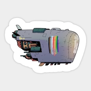 Oz-9 Pride Ship Sticker